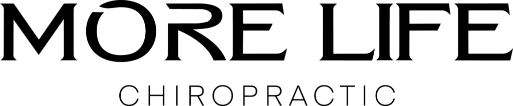 More Life Chiropractic wordmark in black